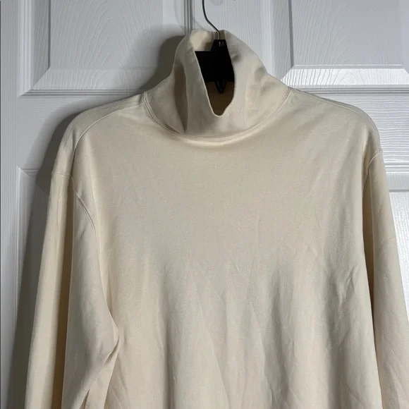 Roundtree & Yorke Men's Off-White Turtleneck Sweater - Picture 4 of 4